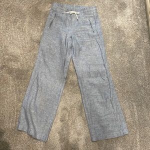 Athleta Cabo Wide Linen Pant